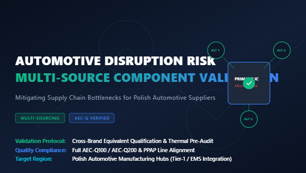 Jüngste Firmenblogs über Mitigating Automotive Disruption Risk: Polish Component Suppliers Adopt Multi-Source Validation