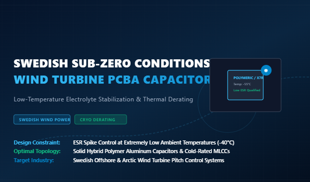 Jüngste Firmenblogs über Navigating Swedish Sub-Zero Conditions: Capacitor Selection and Thermal Derating for Wind Turbine PCBA
