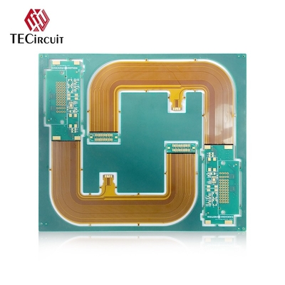 2 Schicht starre Flex-Schaltplatten Gold Finger 0,15 mm Dicke PCB Flex starre