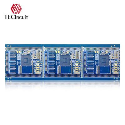 6 Schicht FR4 Hochfrequenz-PCB-Board Harz Stecker Loch Elektroplattierung Füllung