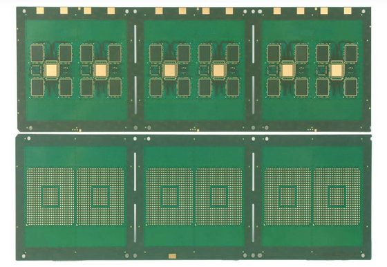 Mehrschichtliche IC-Substrat-PCB-Board-PCB-Rigid Blind Vias Weichgold