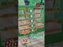 2 Schicht starre Flex-Schaltplatten Gold Finger 0,15 mm Dicke PCB Flex starre